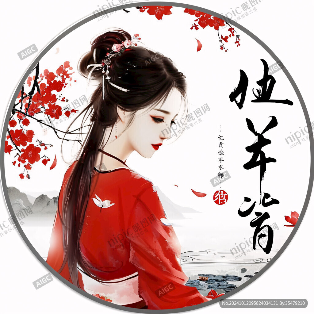 圓形古風圖片