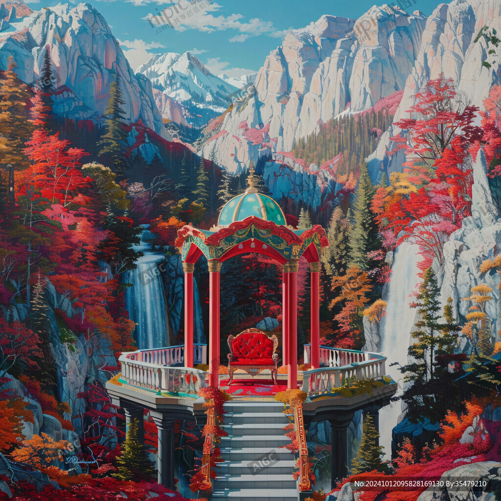 畫巨幅山水風(fēng)景