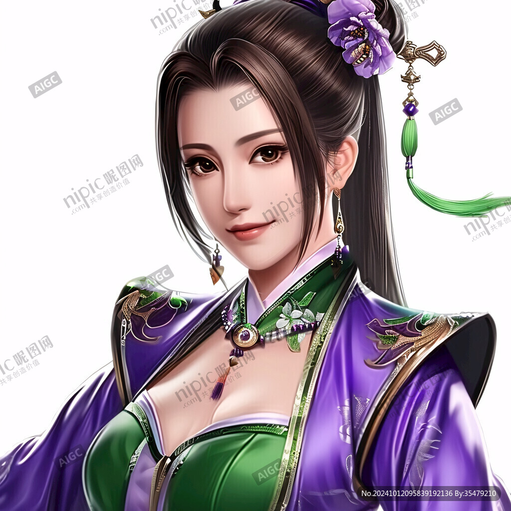 貂蟬人物插畫