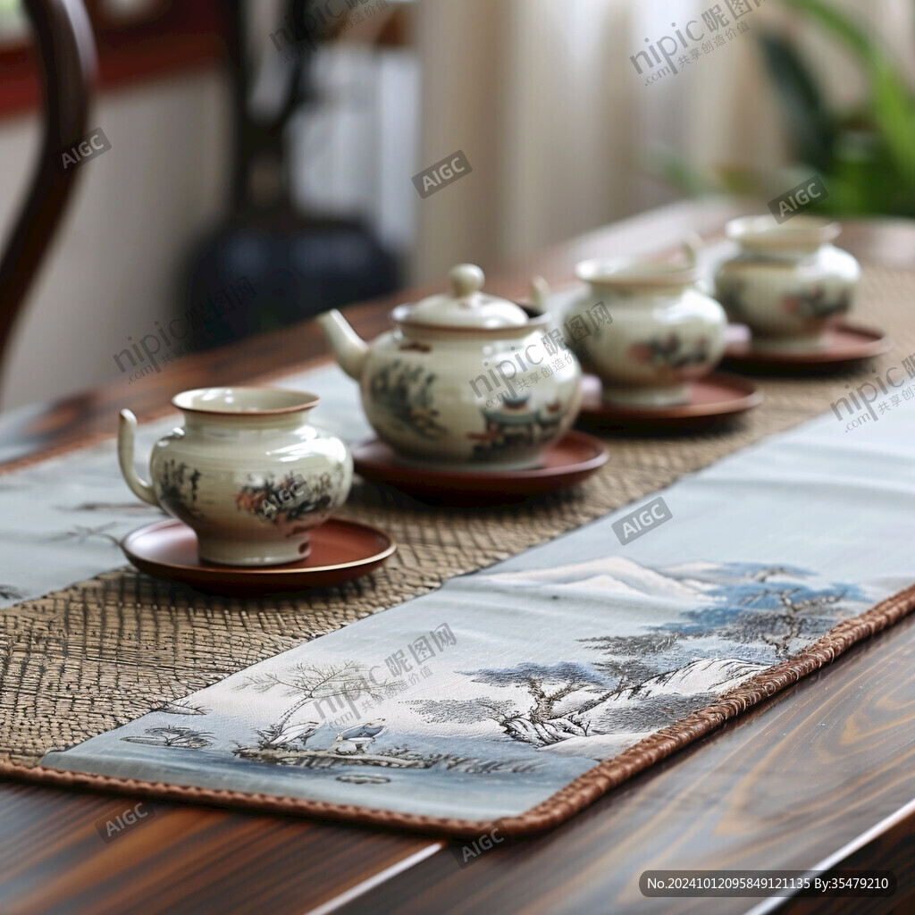 復(fù)古古典茶席