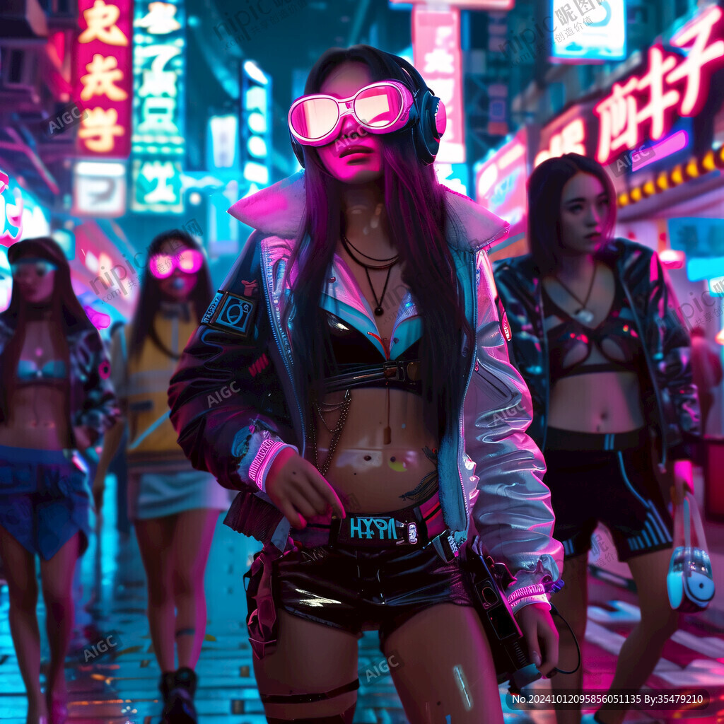 賽博朋克潮流人物