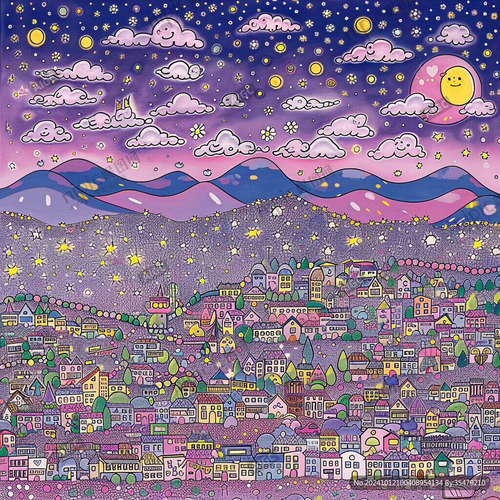 夜晚小鎮(zhèn)