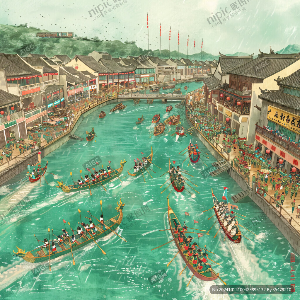 古津水驛插畫