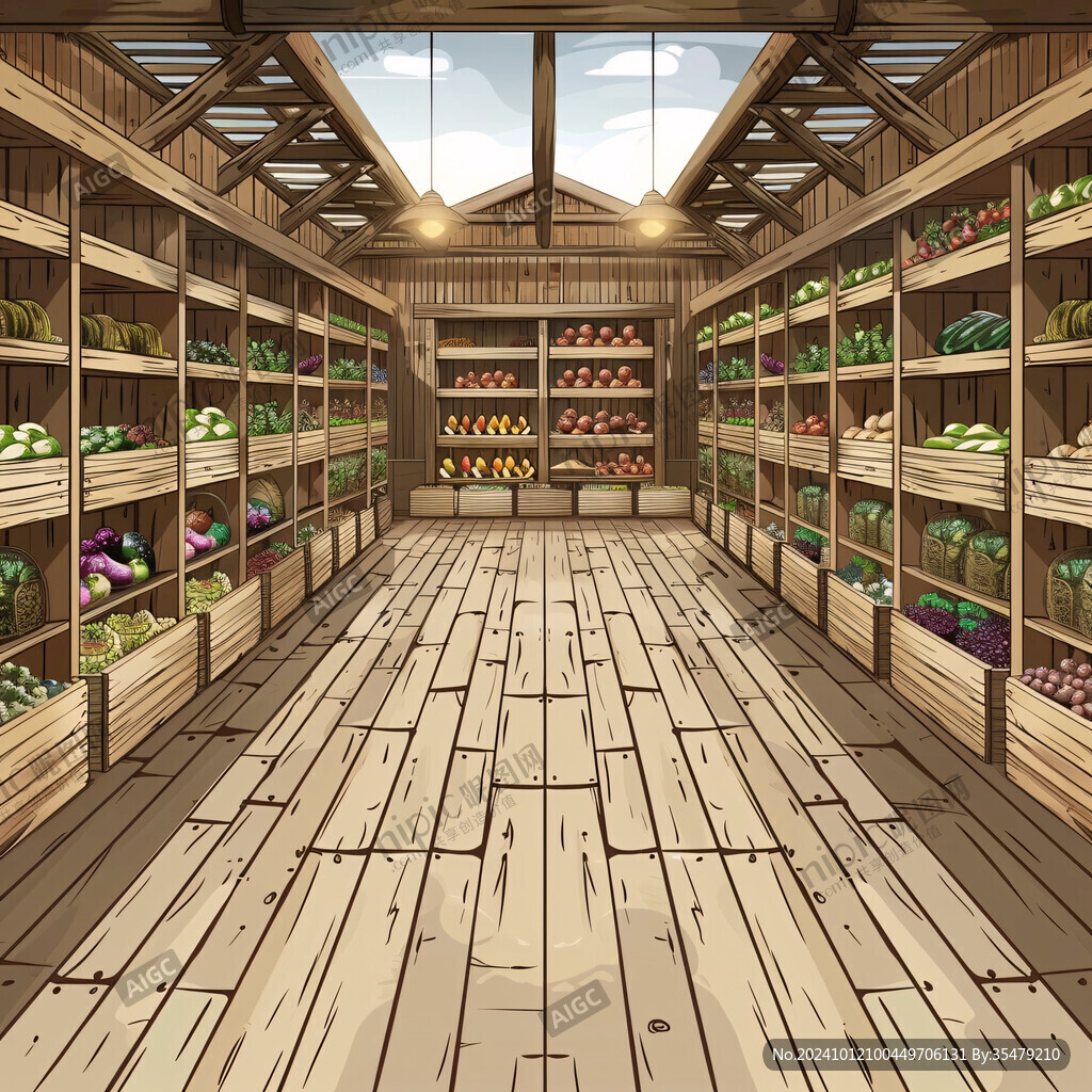 木質(zhì)食品店