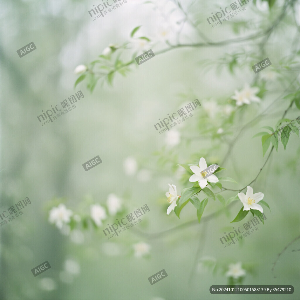 樹(shù)藤小白花