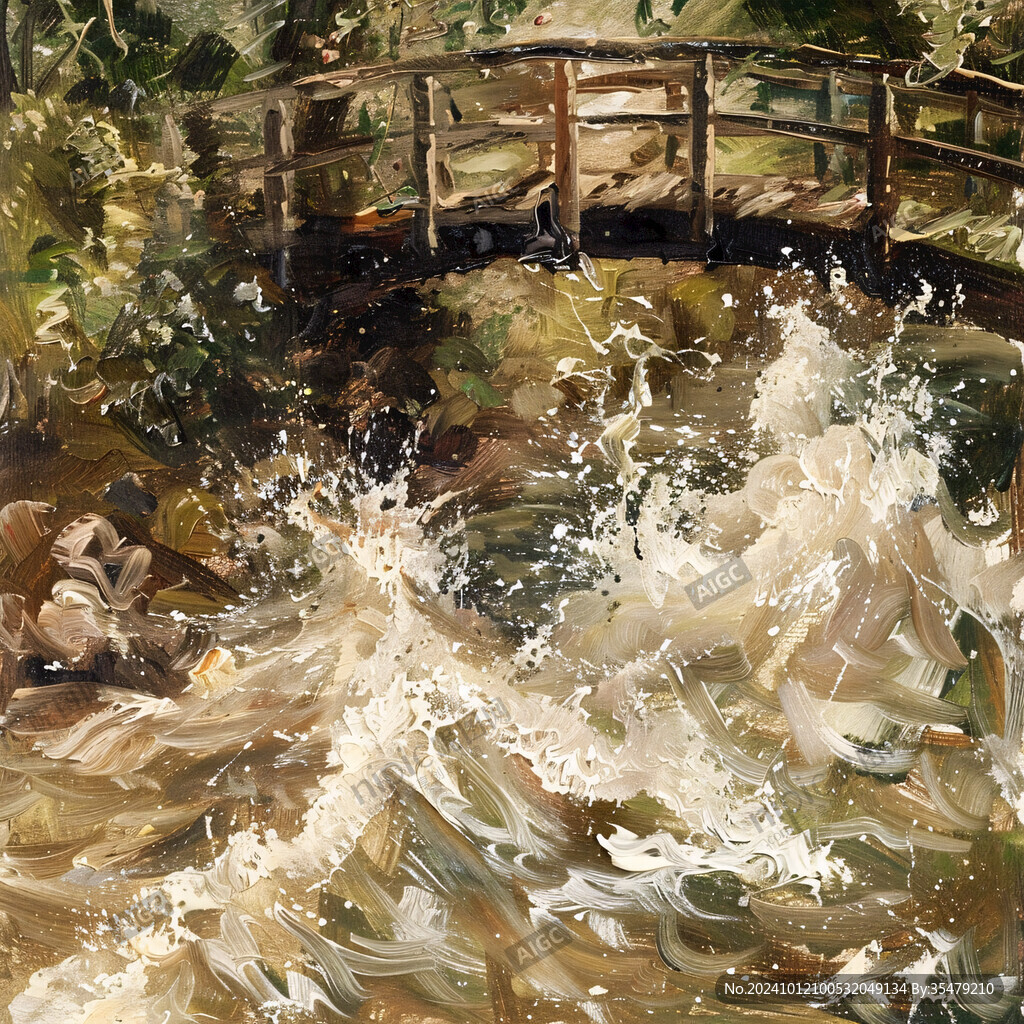 水池插畫