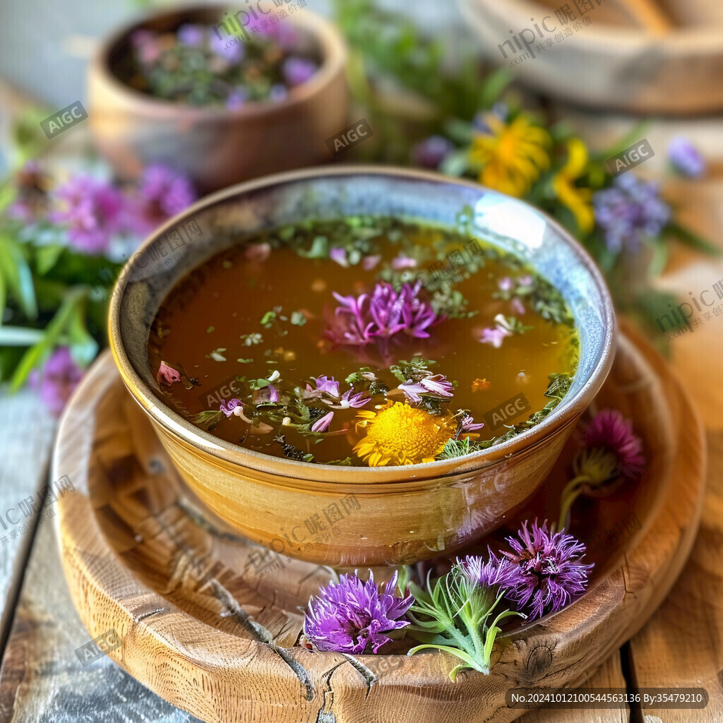 扎蒙花拌湯