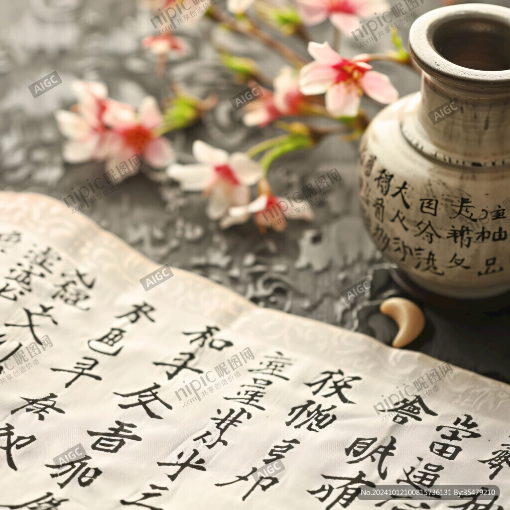 桃花釀書法