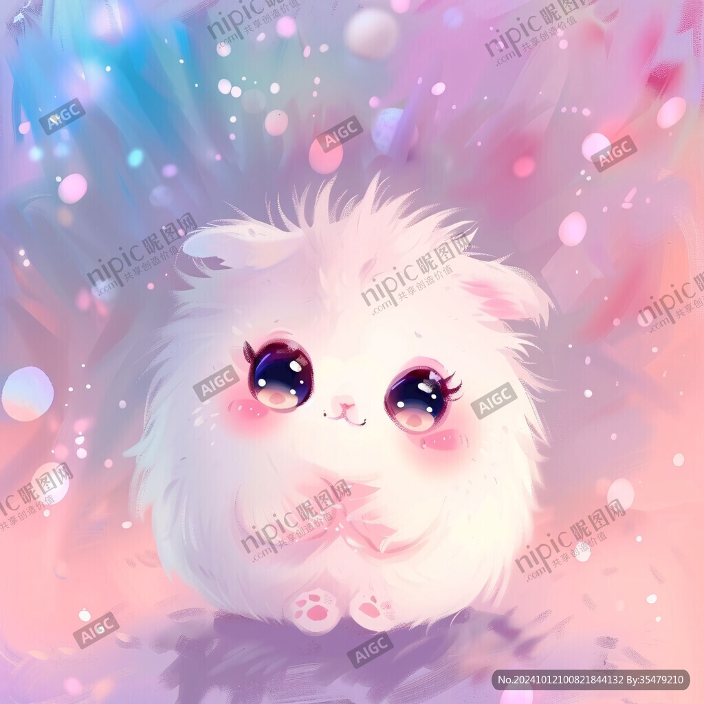 侏儒兔插畫