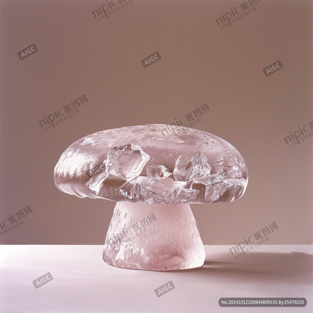多彩蘑菇模型