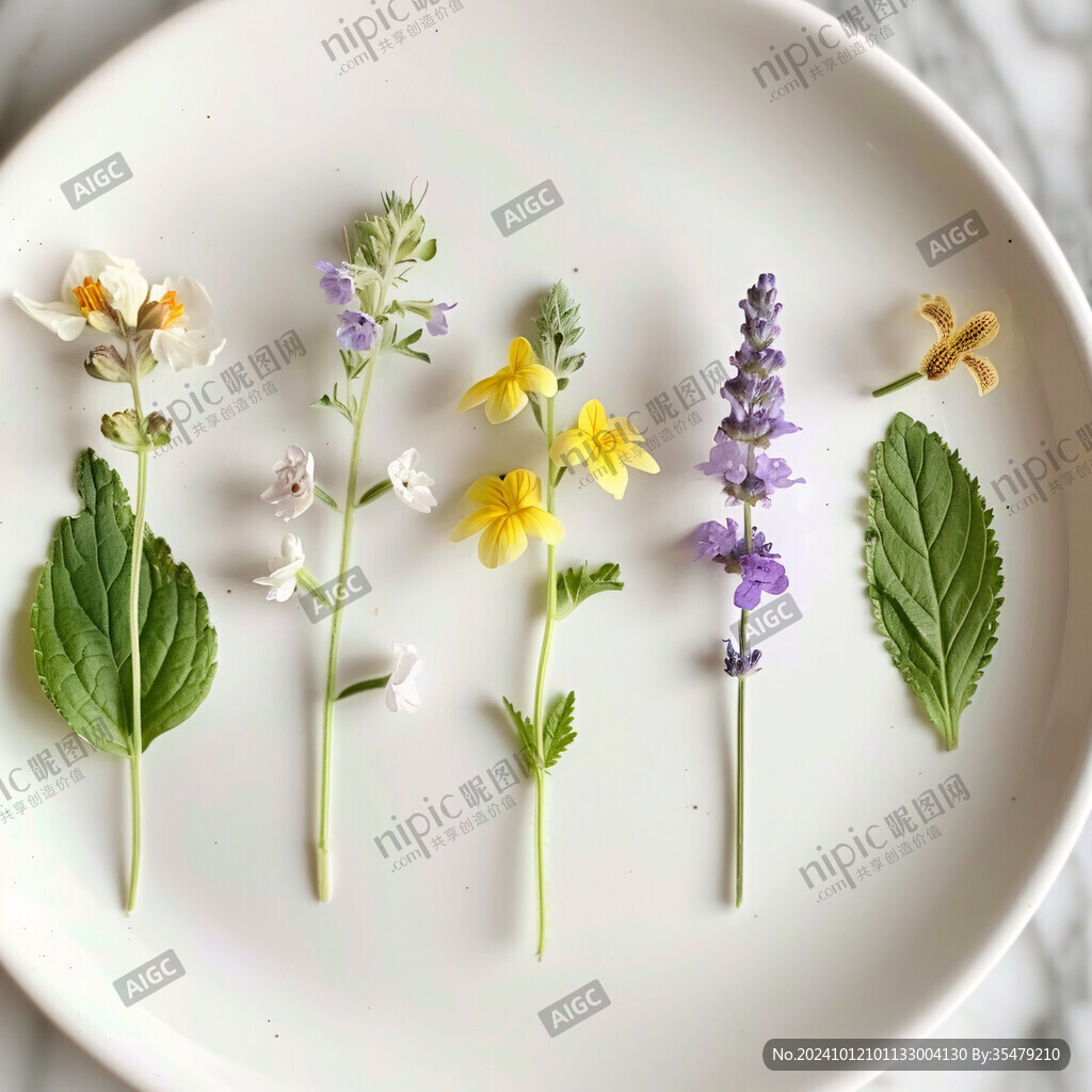 擺盤裝飾花