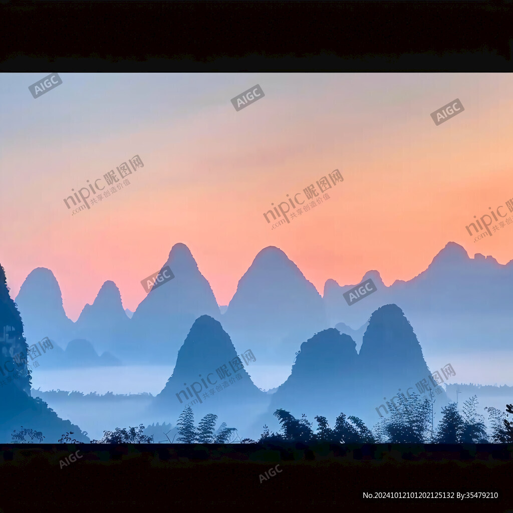 相公山黃昏美景
