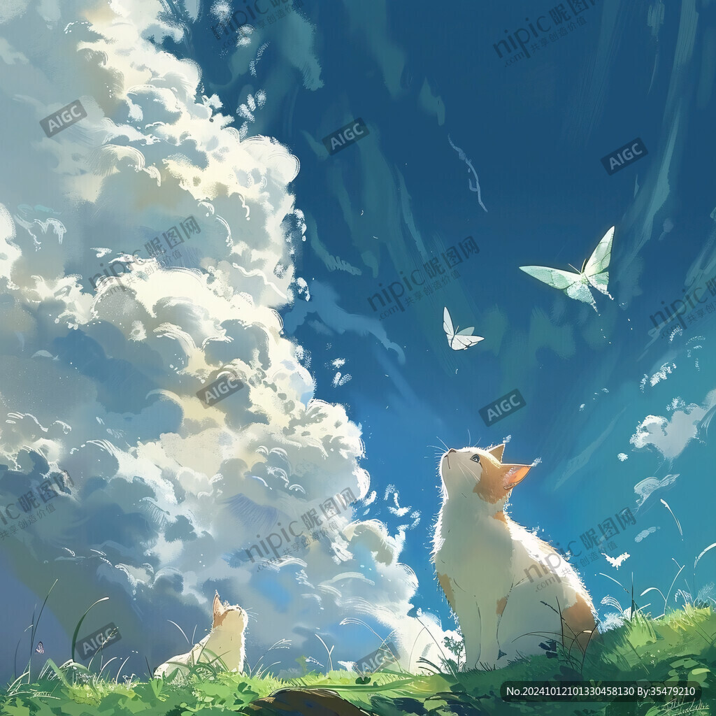 仰望天空的動物