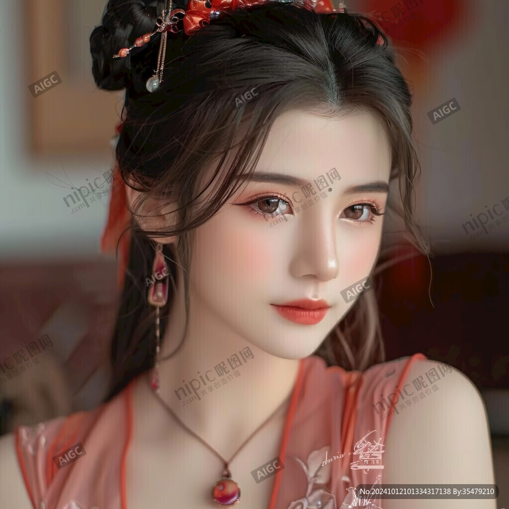 紅金唐代宮廷風