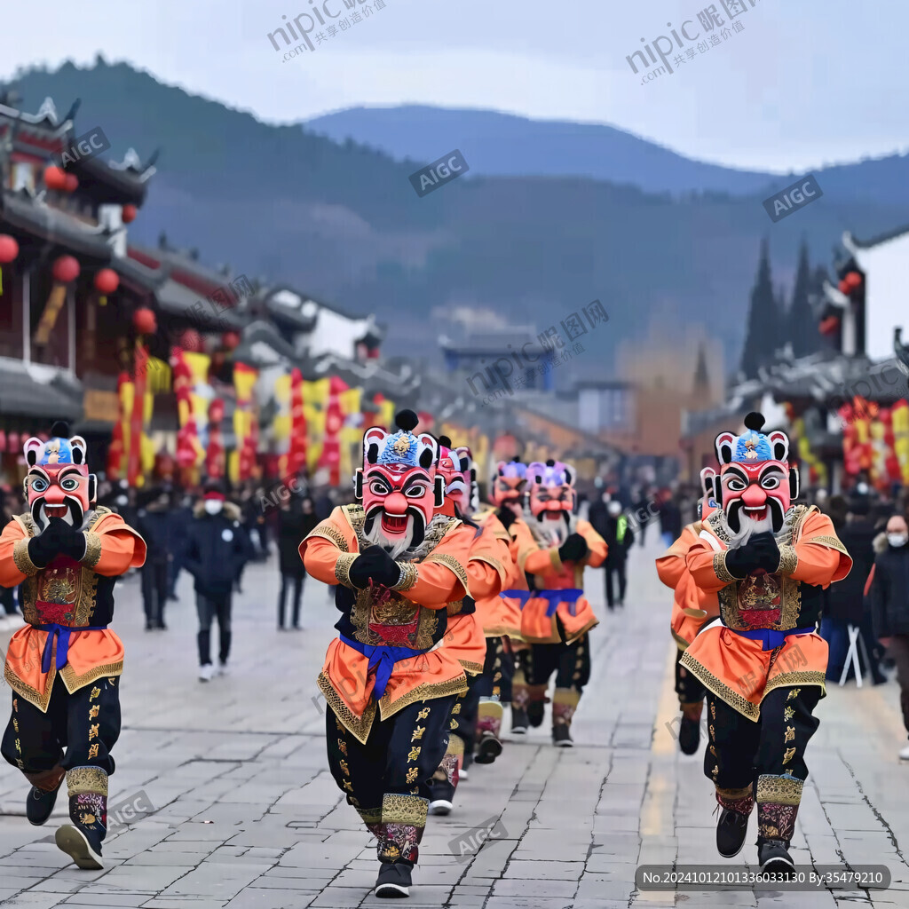 春節儺舞出行