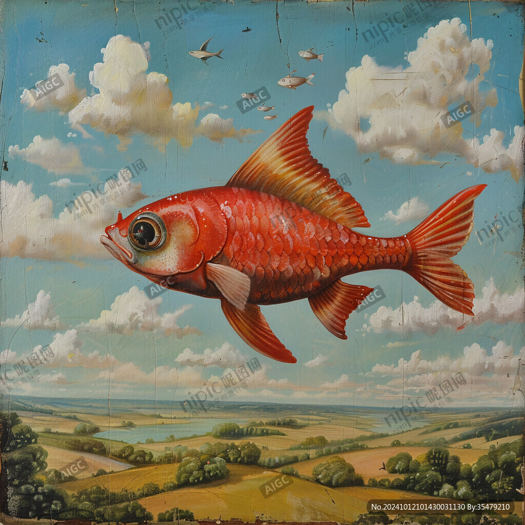 魚餐館壁畫
