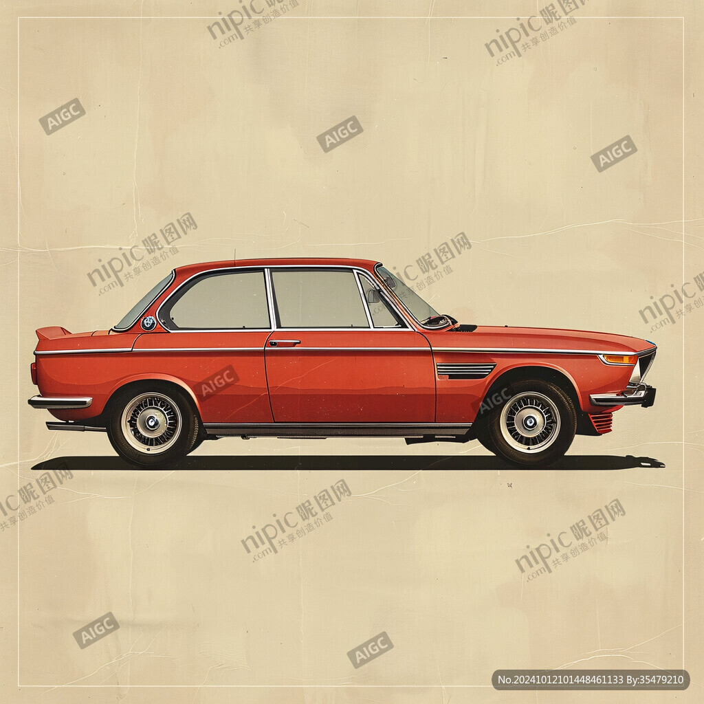 復古車插畫