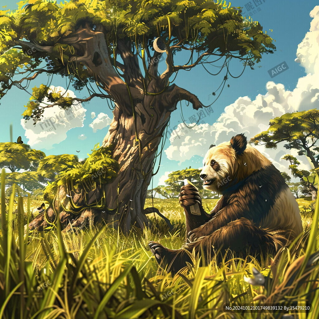 叢林獵食場景