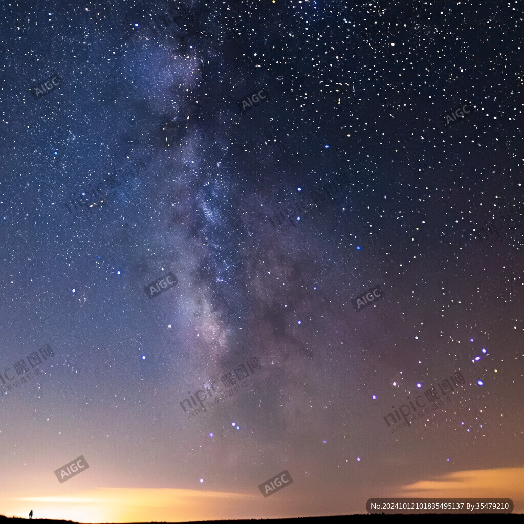 黑馬河星空云彩