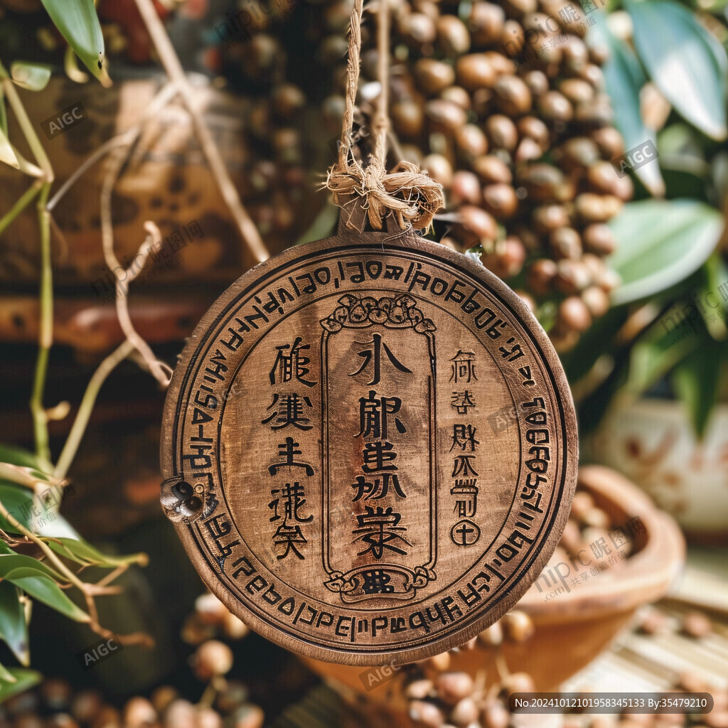 祈禱福牌木牌
