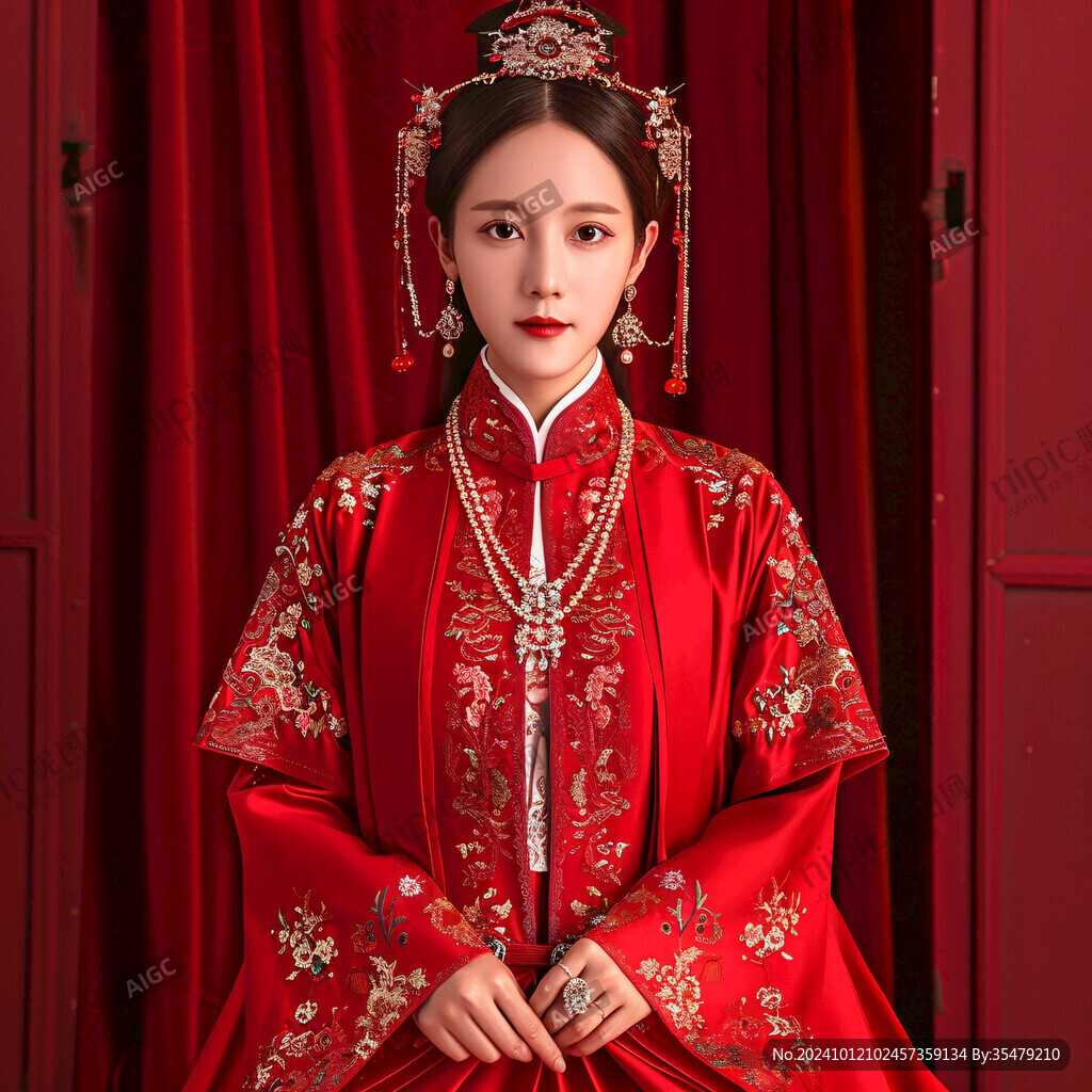 中式新娘服