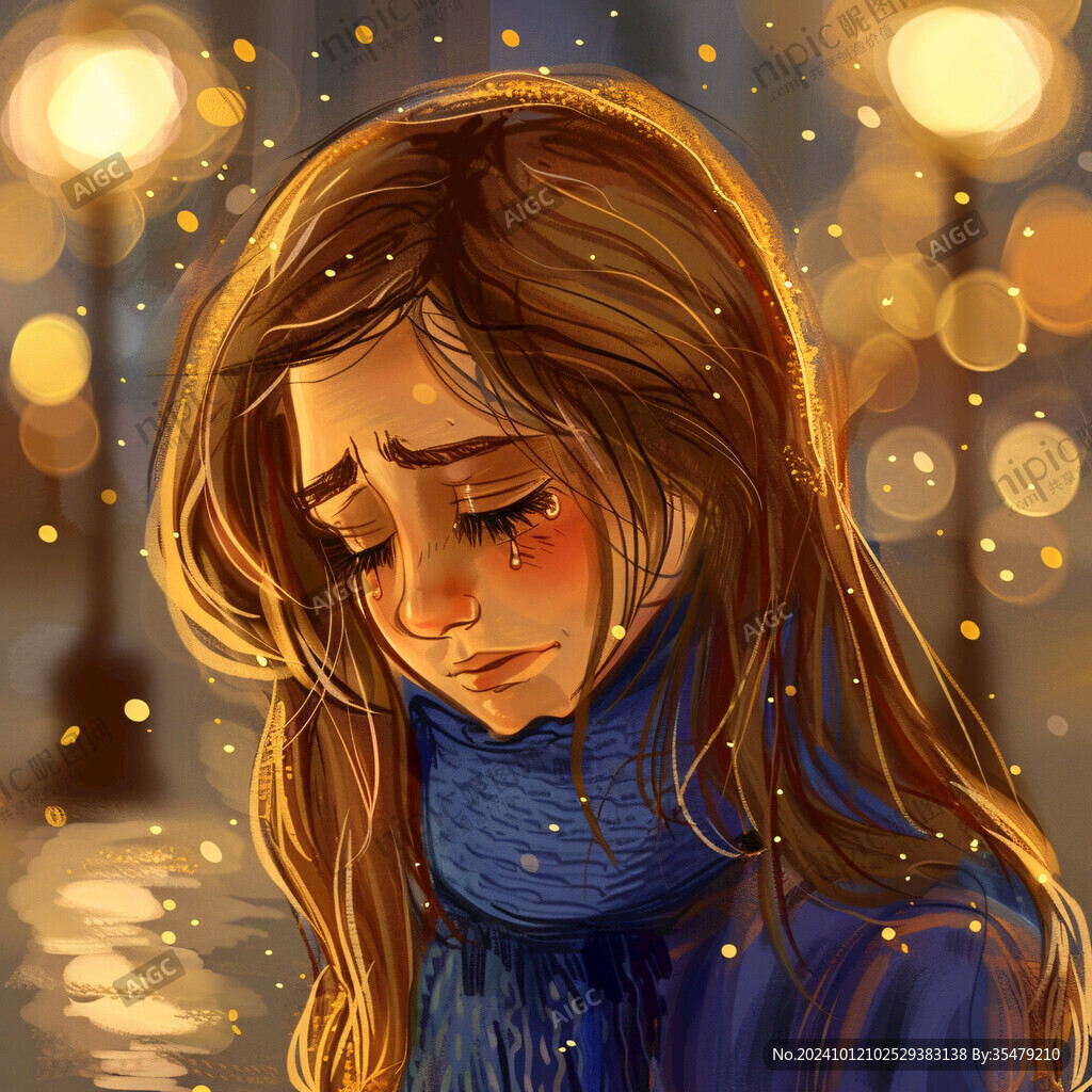 人物情緒插畫