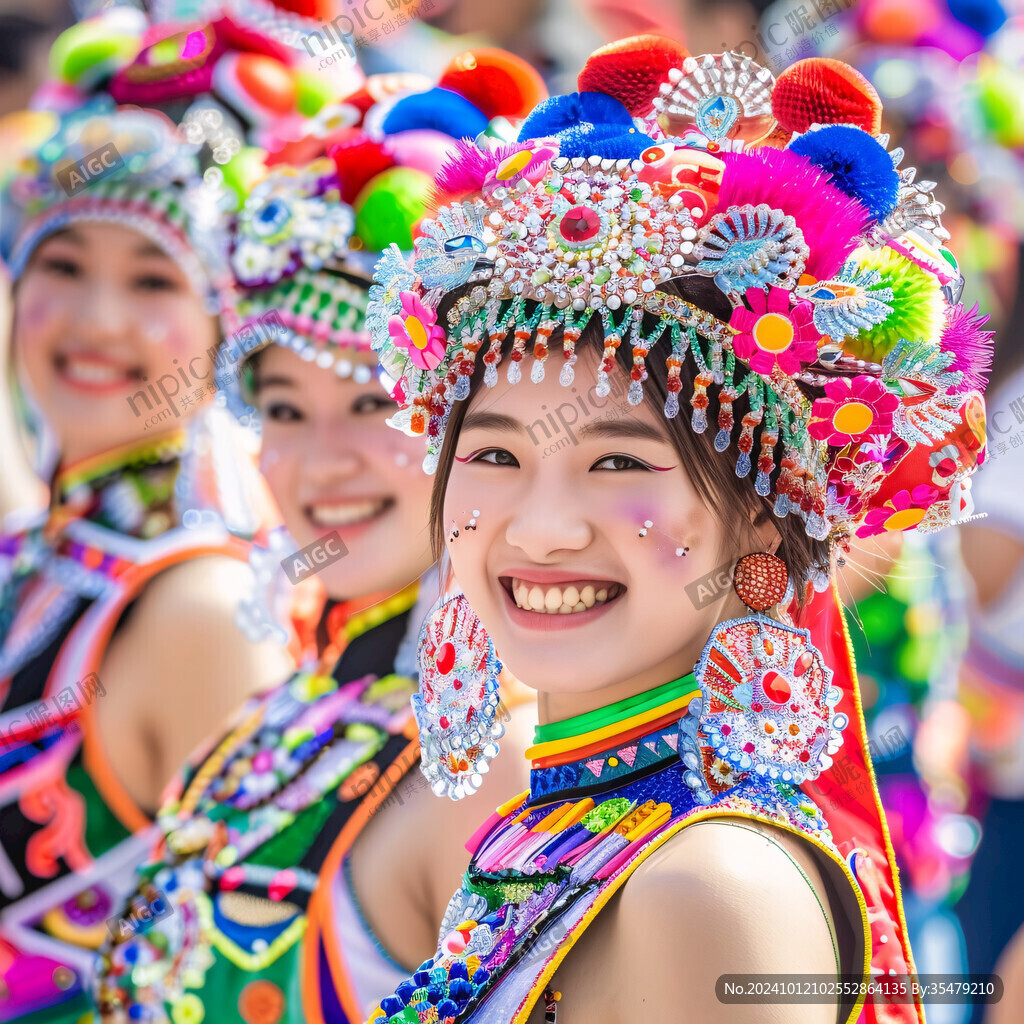毛南族少女