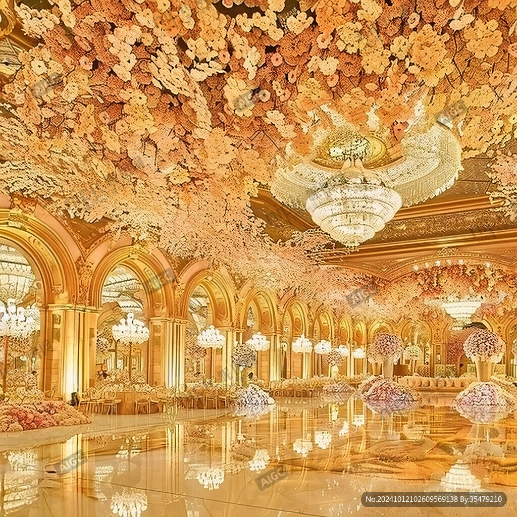 金色歐式婚禮堂