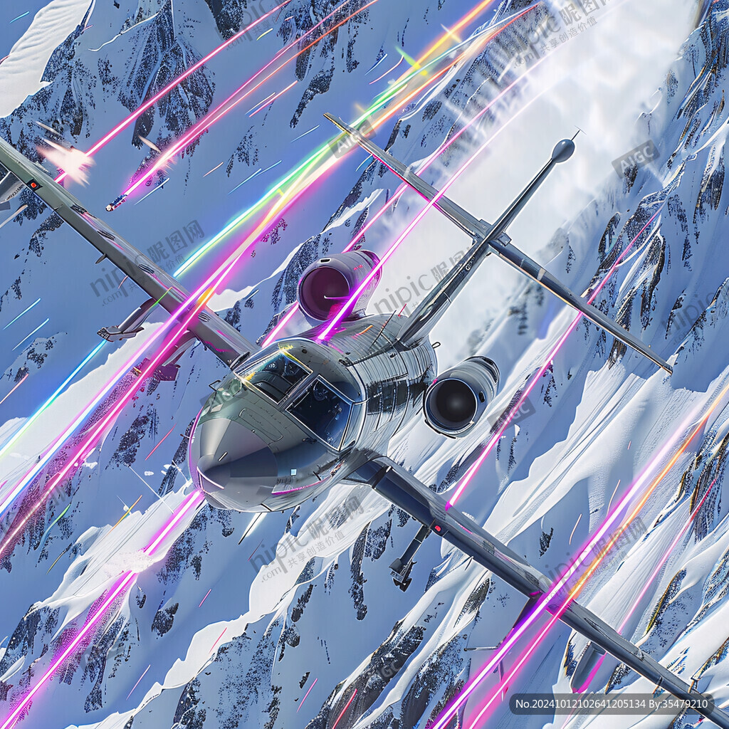 繪畫作品飛機插畫