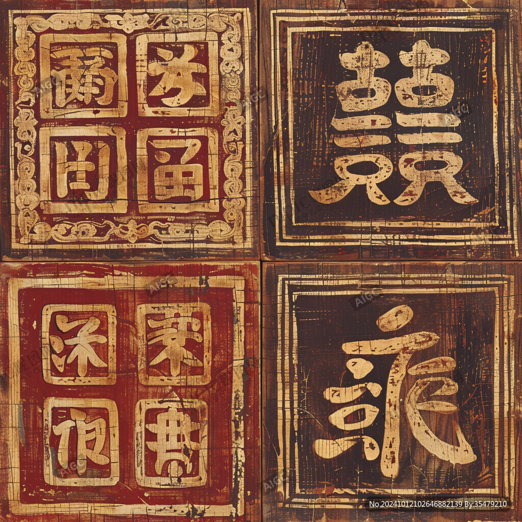 壽字木紋路