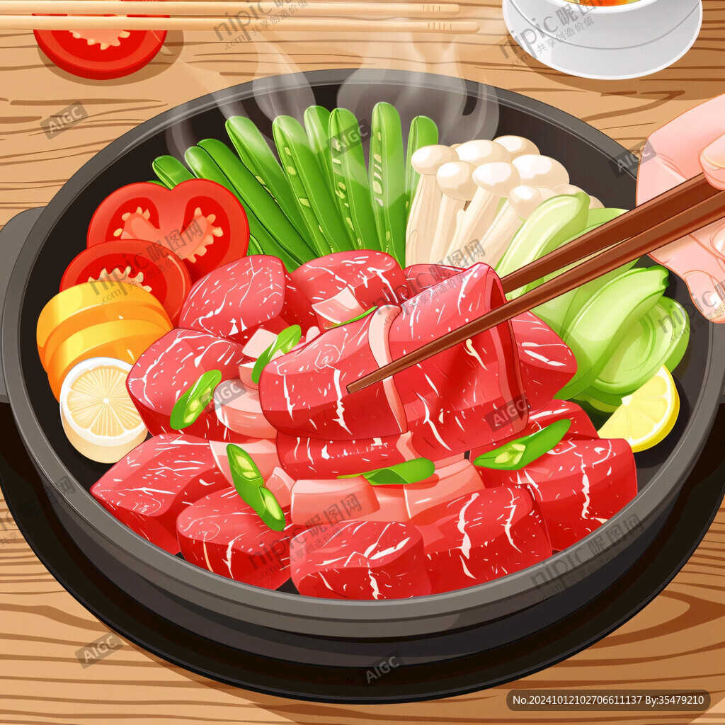 烙鍋插畫(huà)