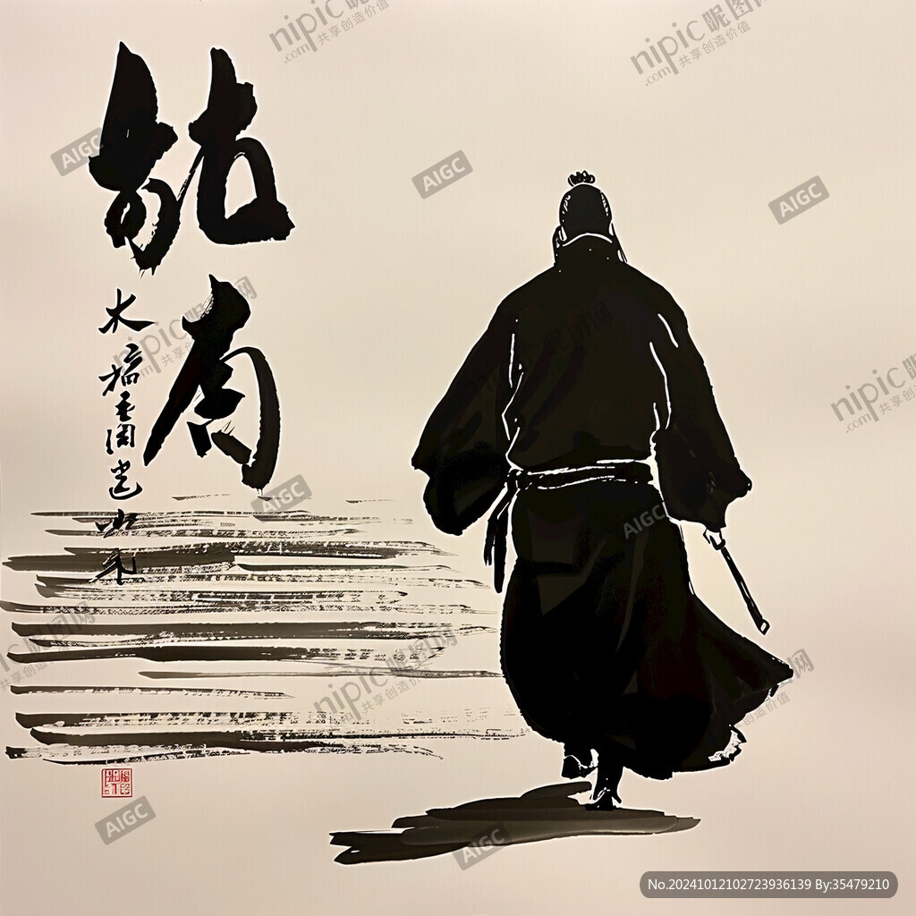 武大郎燒餅插畫