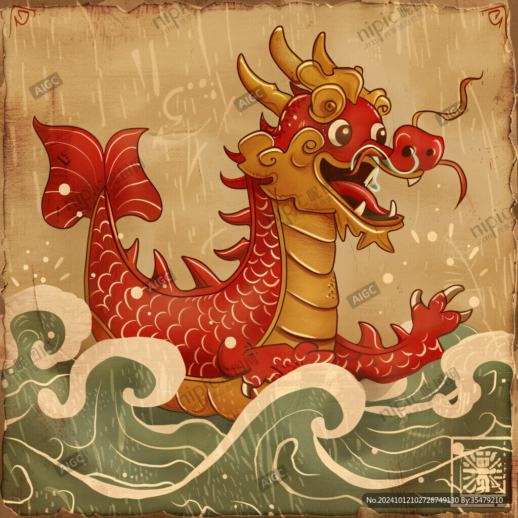 龍年素材龍年插畫