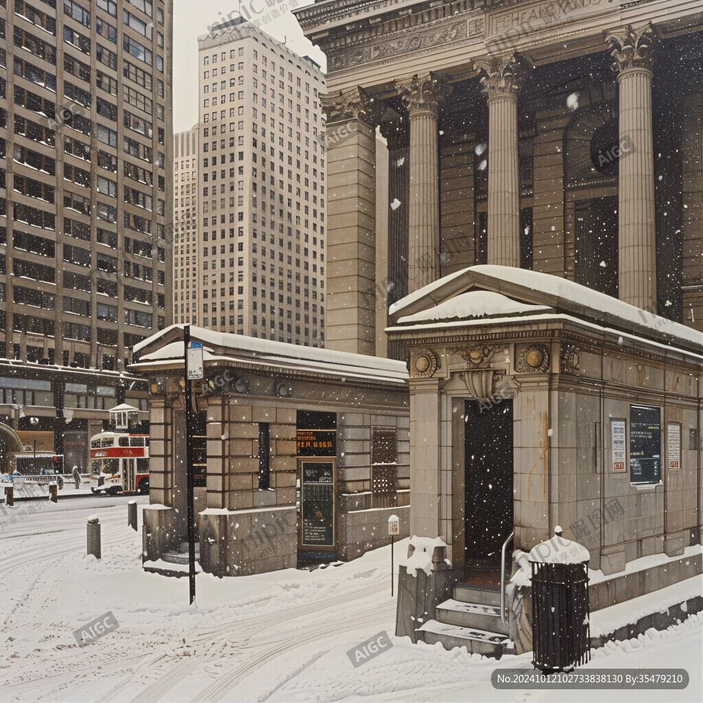 雪景金城銀行