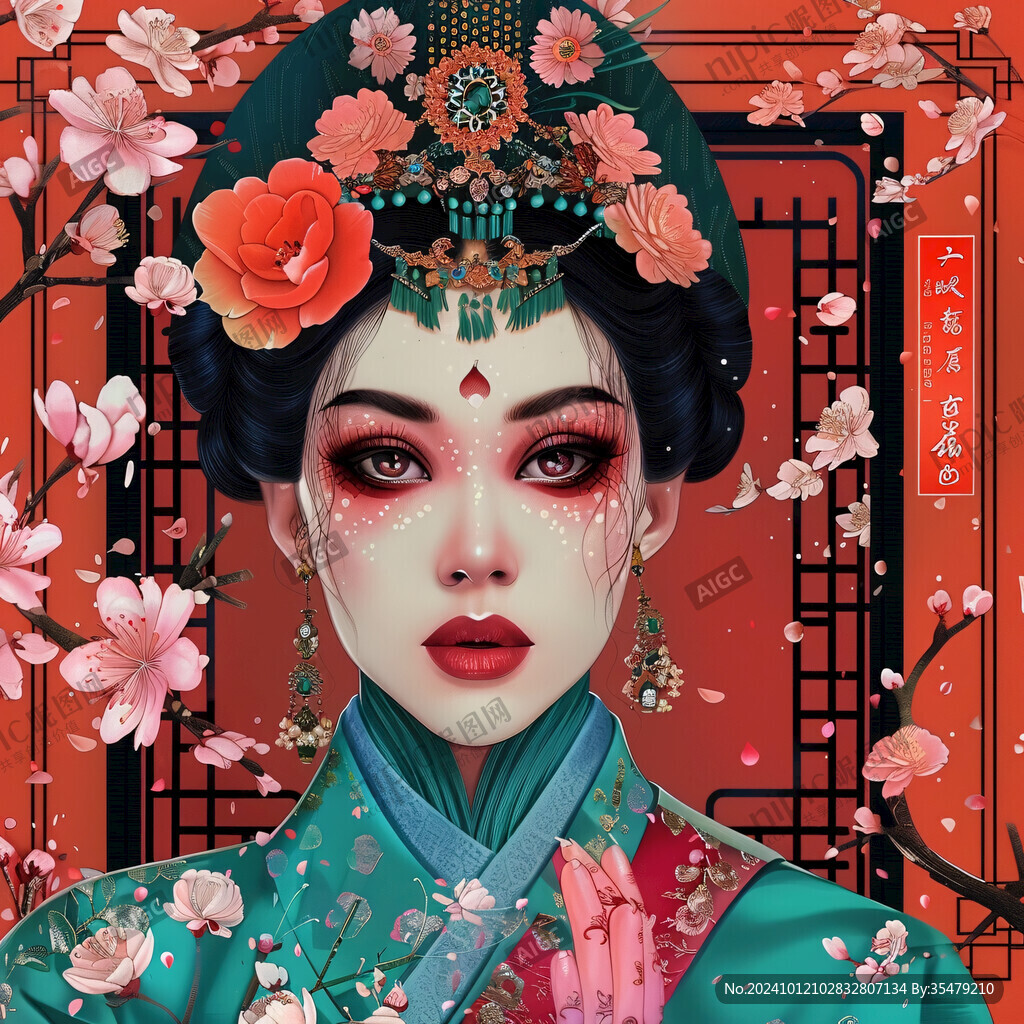 國潮花旦