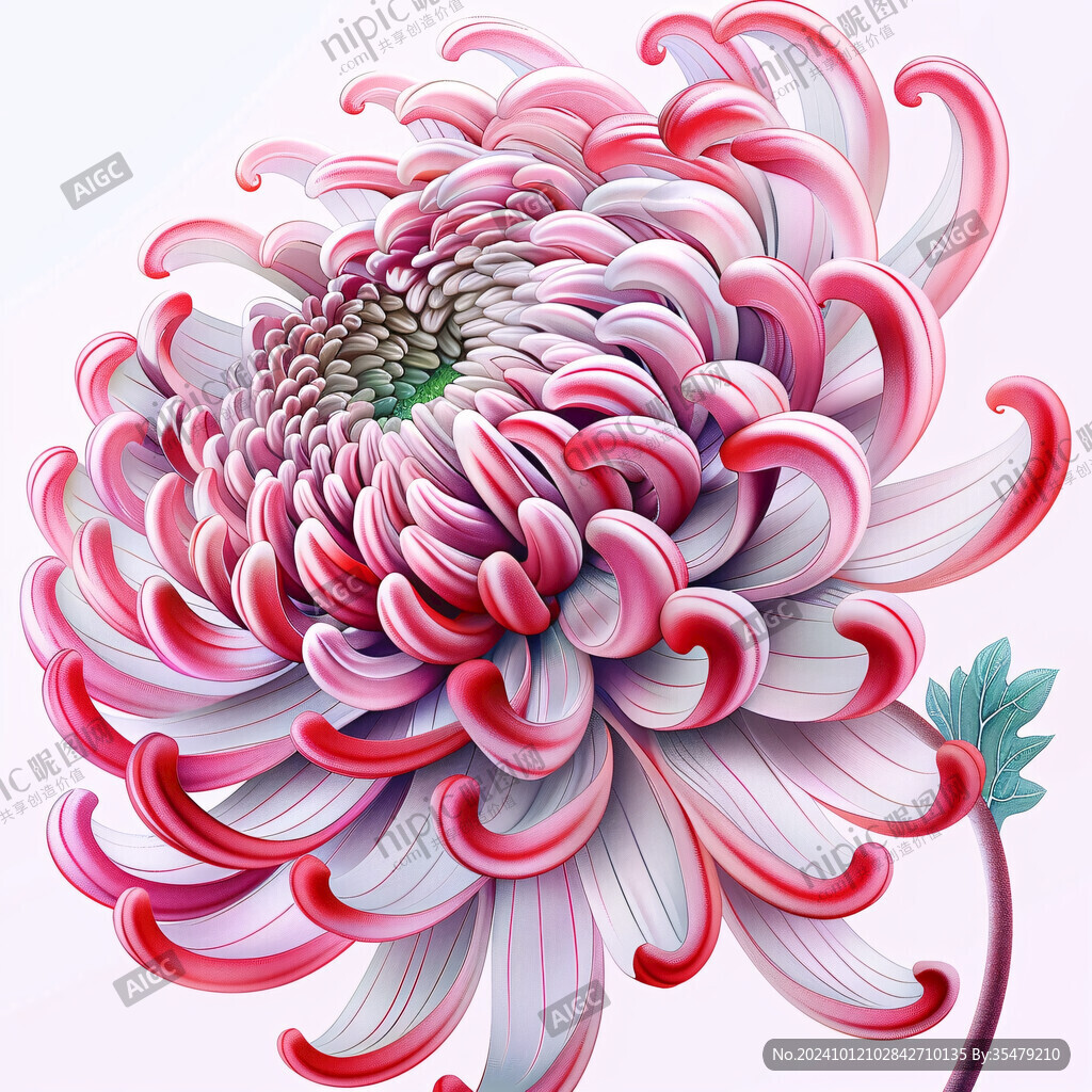 抽象菊花素材