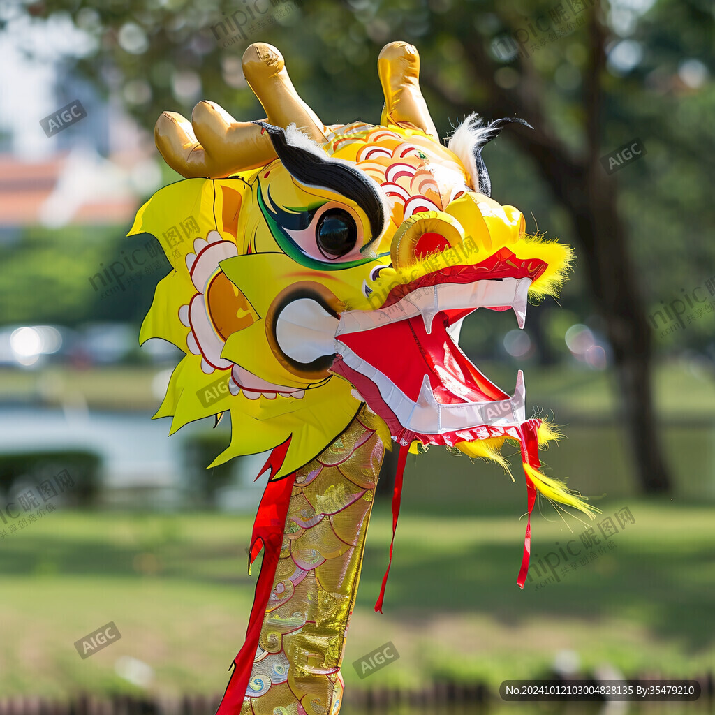 龍頭舞龍舞獅中國(guó)龍