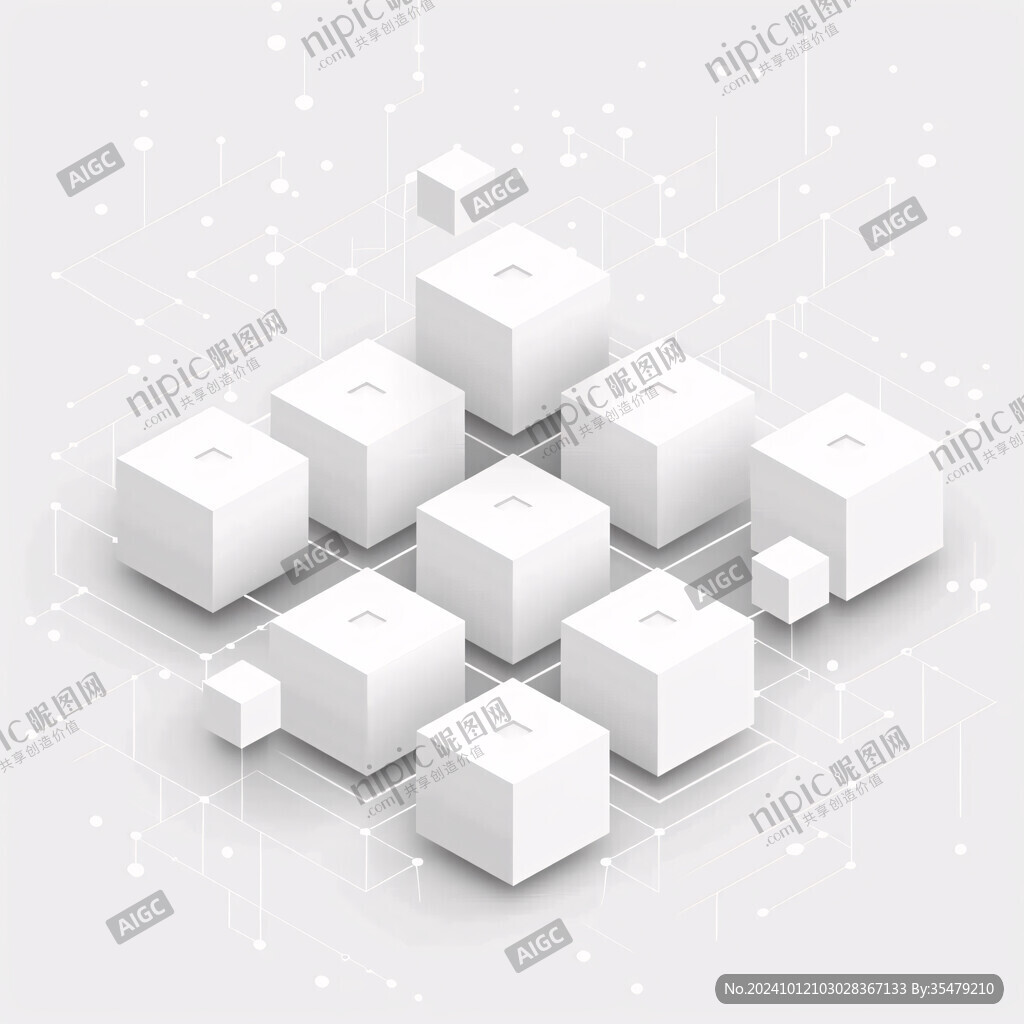 科技感立體方塊