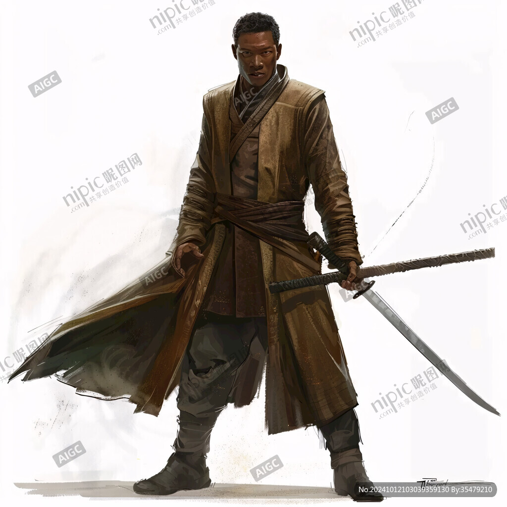 大寶劍武俠風人物設計