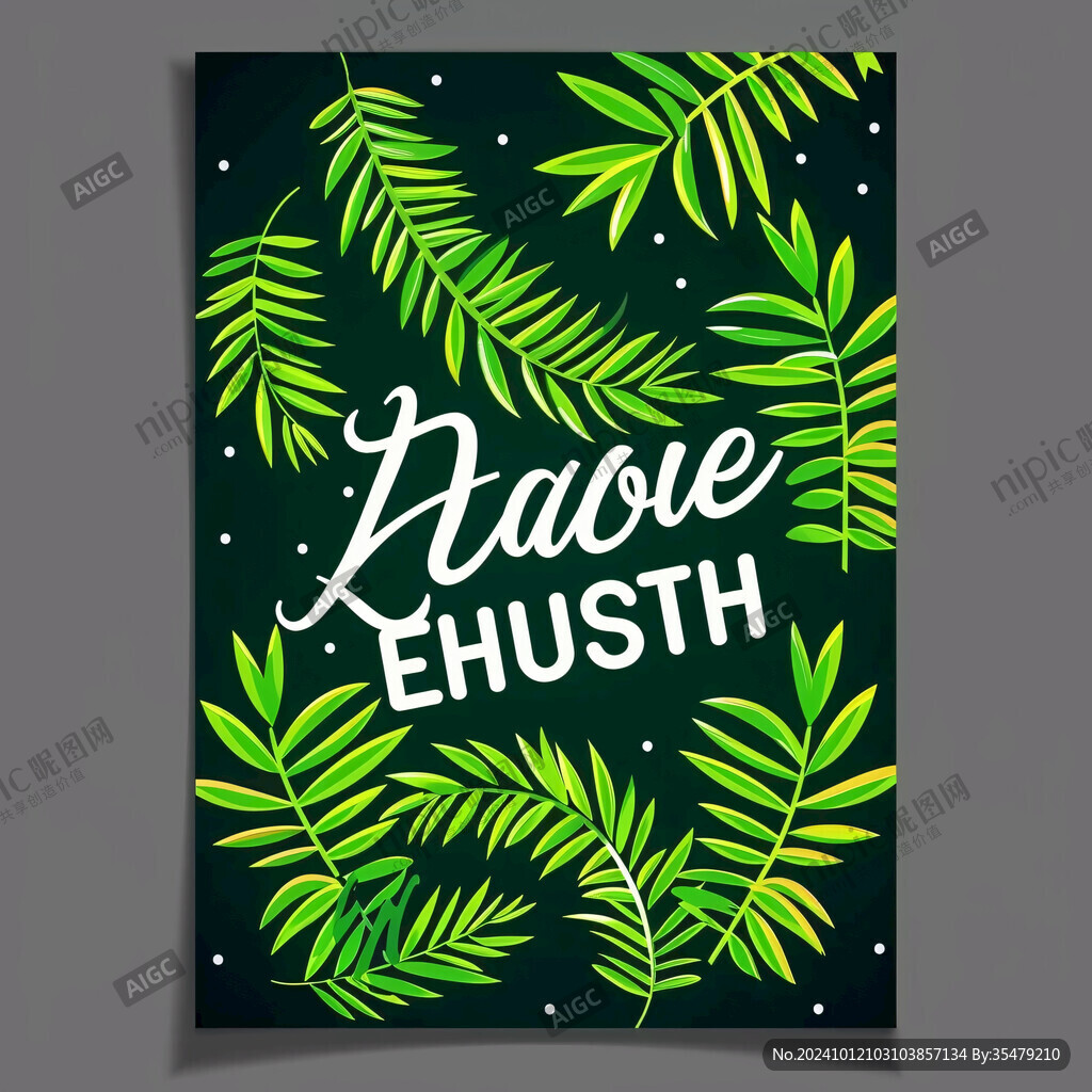 植物風(fēng)格海報(bào)
