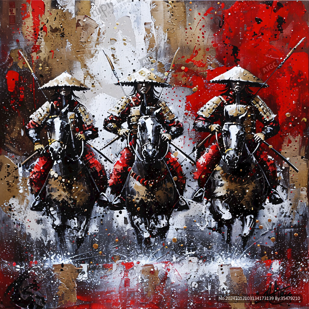 武士狩獵圖