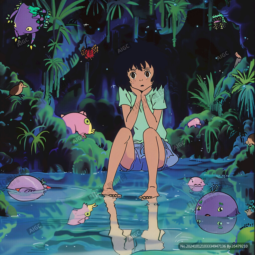 崖上的波妞電影子場景