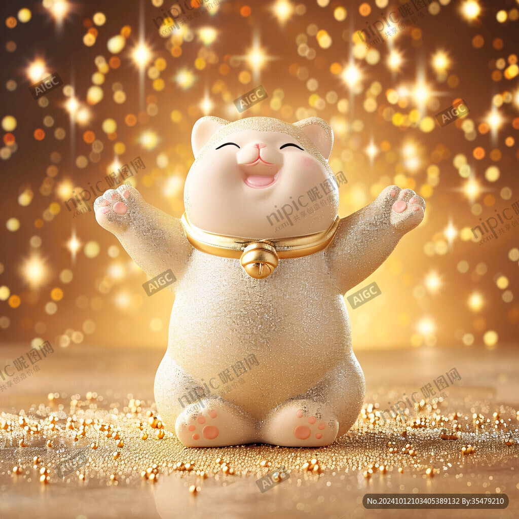 金色光線豬年大吉