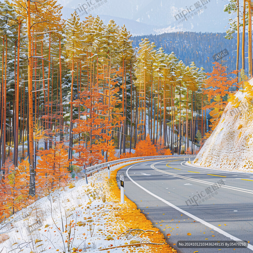 大冬樹雪山公路