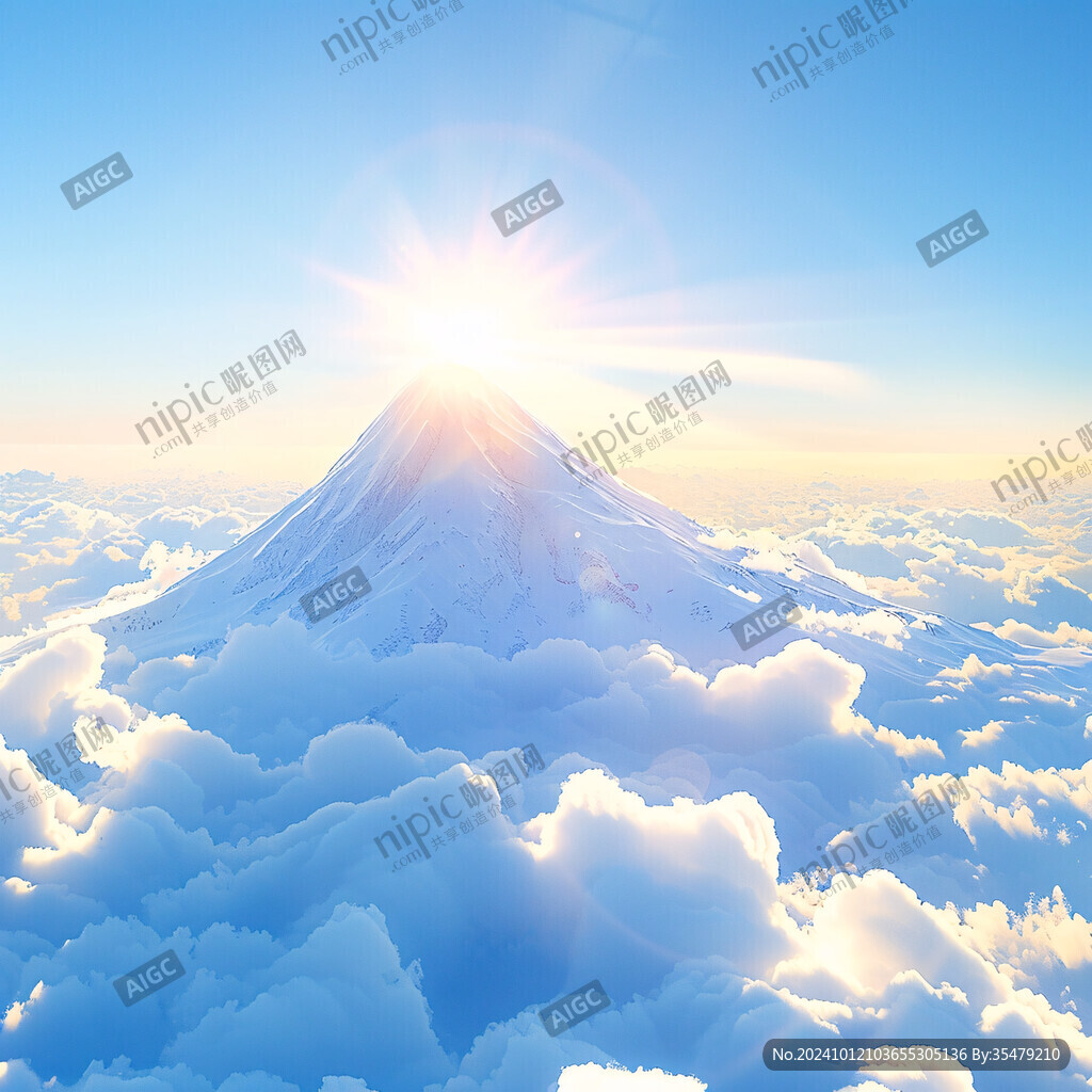 富士山日出