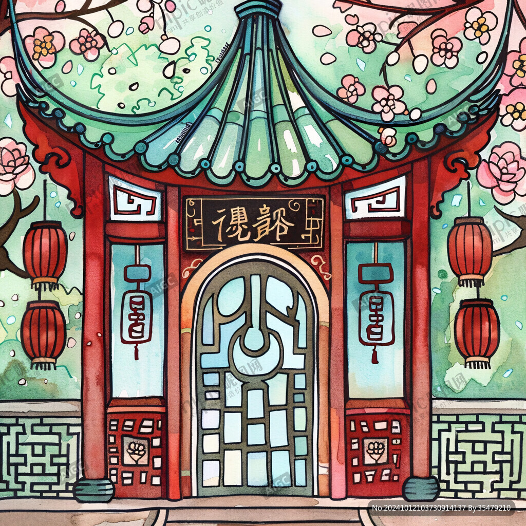 狀元門插畫