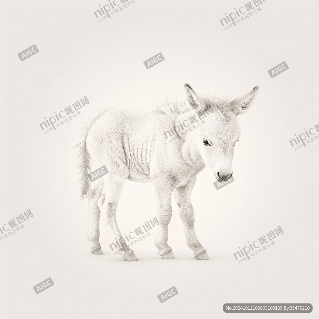 小毛驢插畫