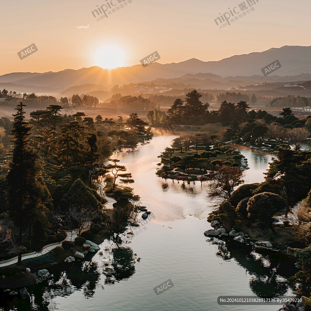 皇家園林夕陽(yáng)