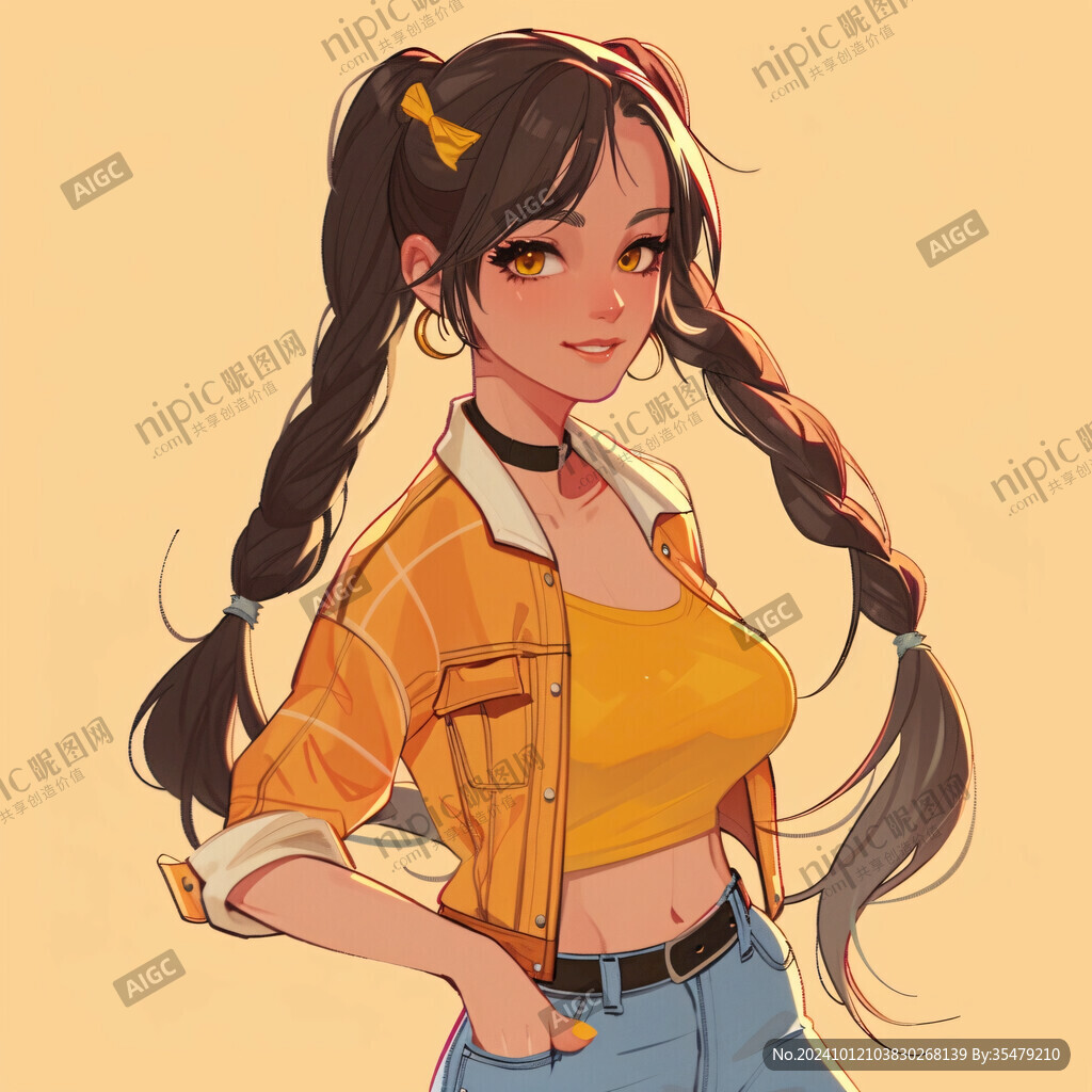 人物半身插畫
