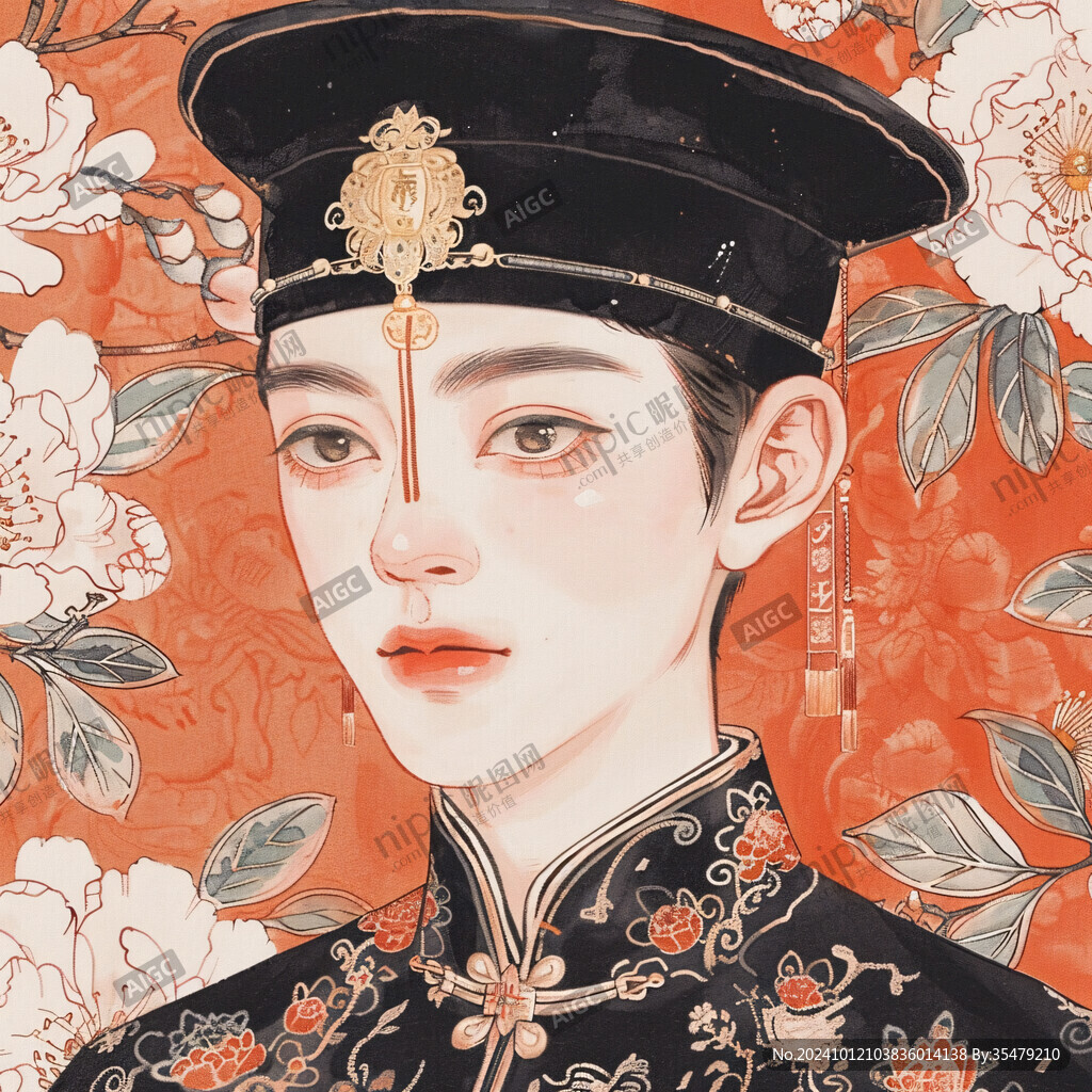 格格頭像插畫